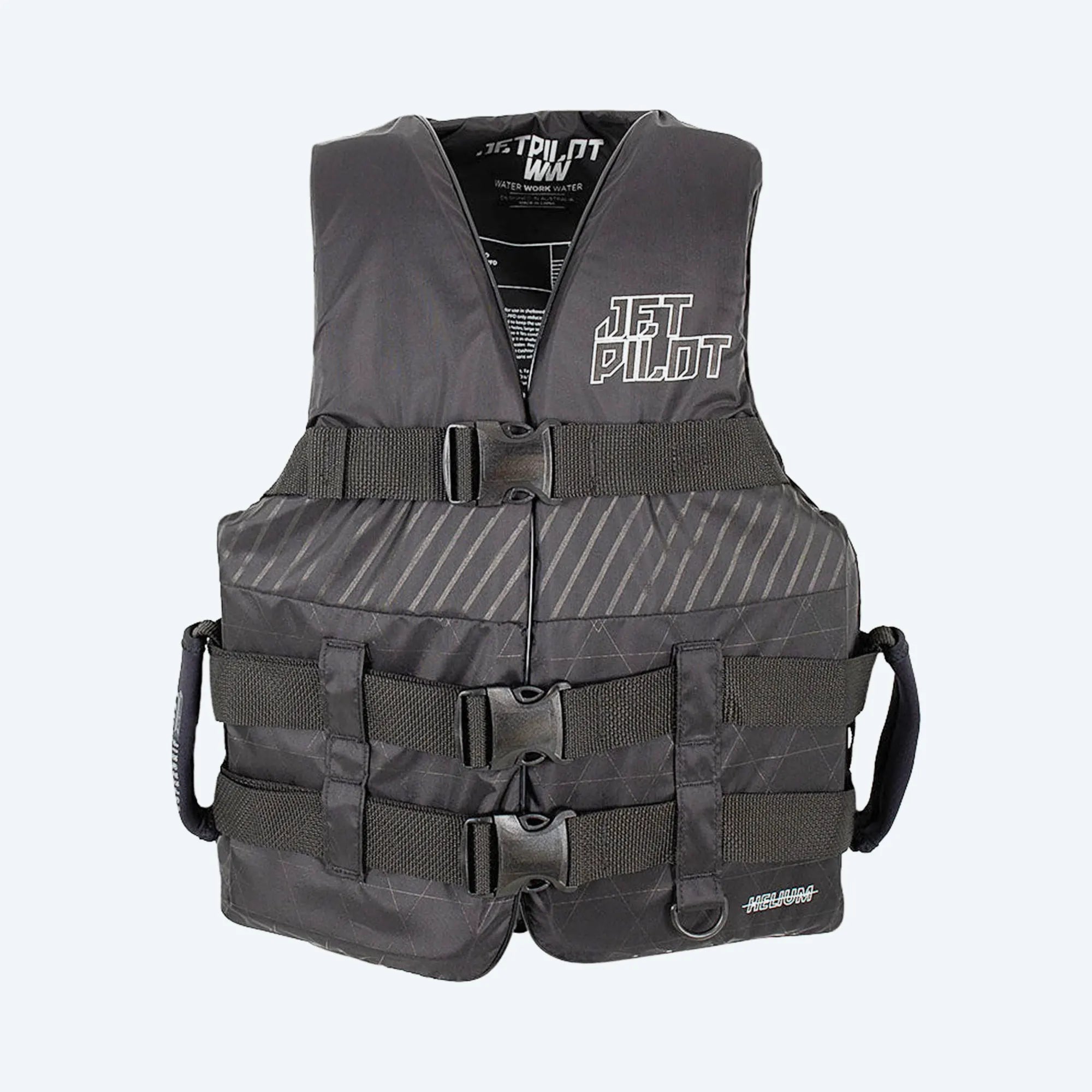 Jetpilot 2024 Helium Mens Buoyancy Vest - Black/Black
