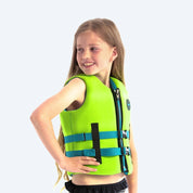 Jobe 2025 Neoprene Kids Life Jacket - Lime Green