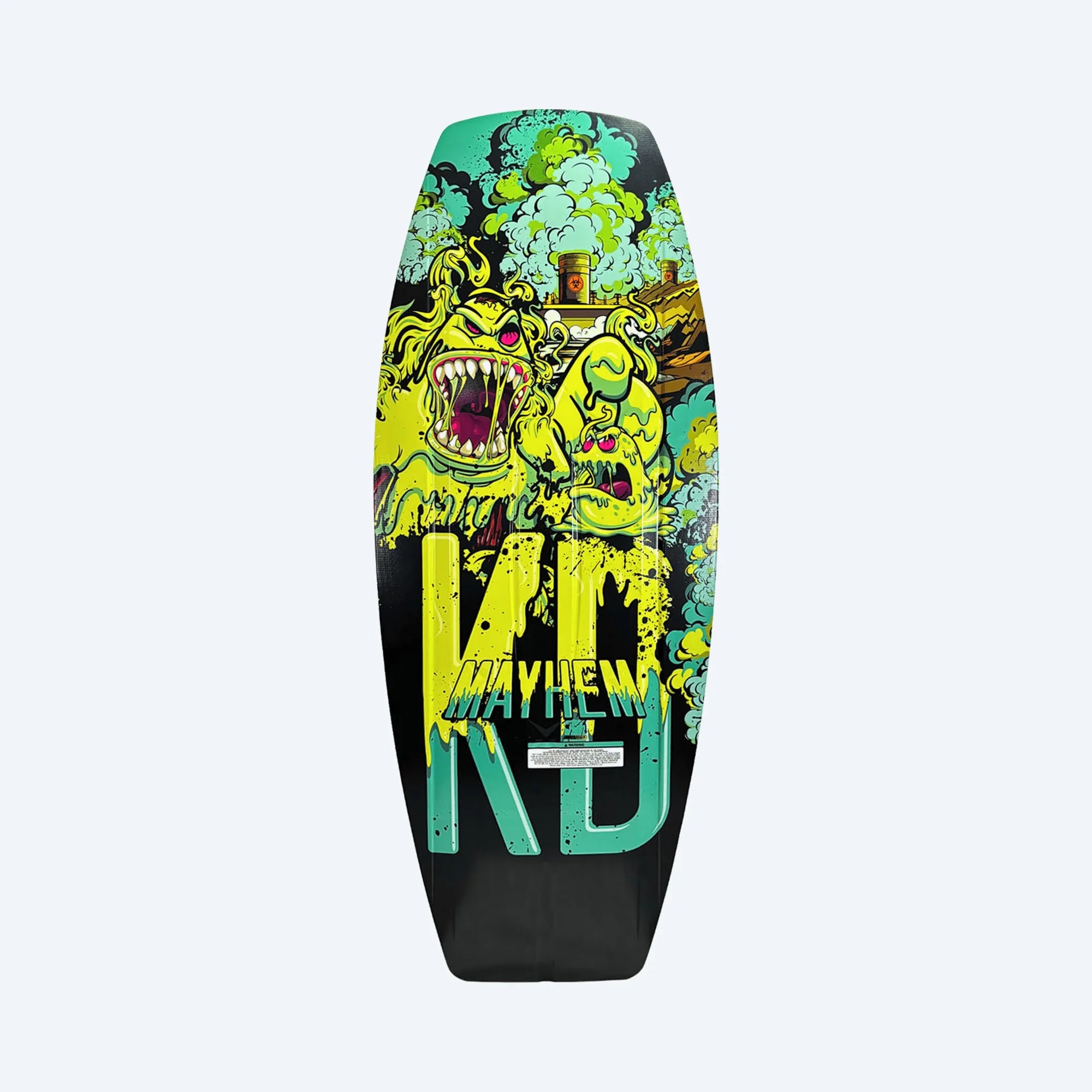 KD 2025 Mayhem Kneeboard W/Hook (Yellow)