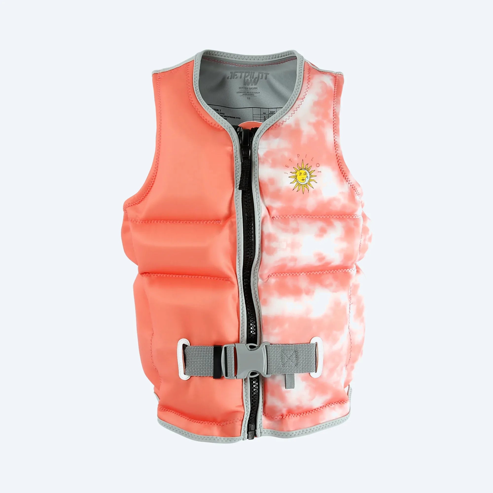 Jetpilot 2024 X1 Girls Youth Buoyancy Vest - Peach