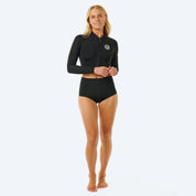 Rip Curl G-Bomb Women's Boyleg Wetsuit Shorts - 1.5mm Neoprene  - Black