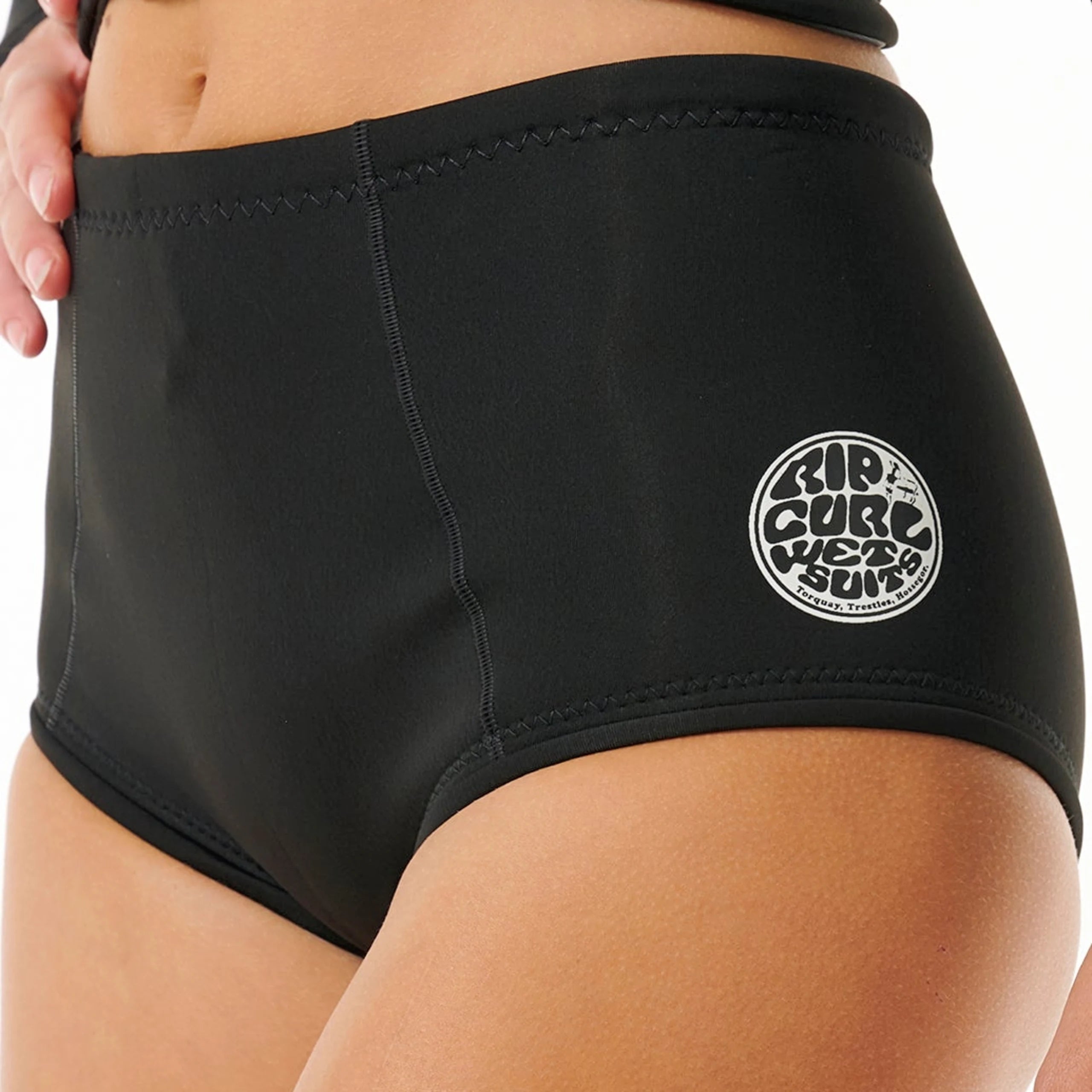 Rip Curl G-Bomb Women's Boyleg Wetsuit Shorts - 1.5mm Neoprene  - Black