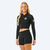 Rip Curl Dawn Patrol Women's Wetsuit Shorts - 1mm Neoprene - Black
