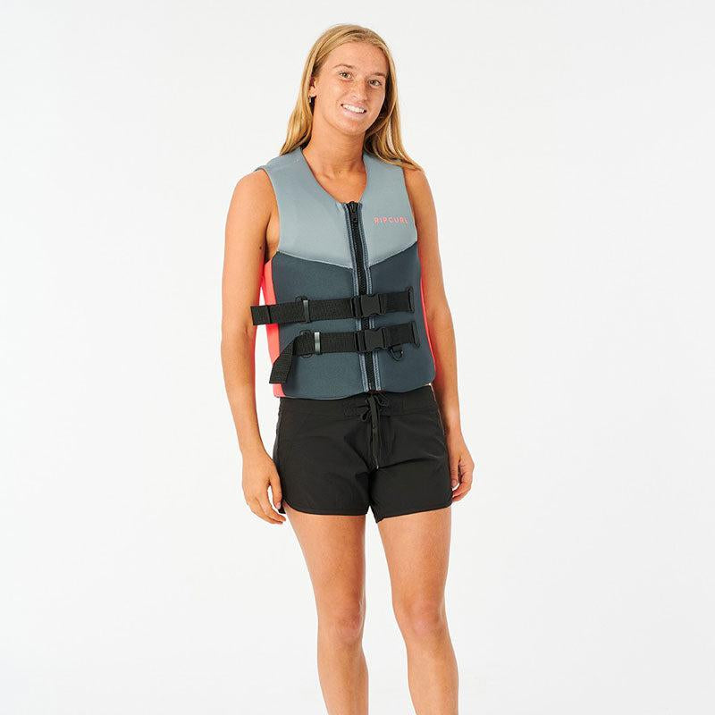 Rip Curl Omega Ladies Life Jacket - Charcoal Grey