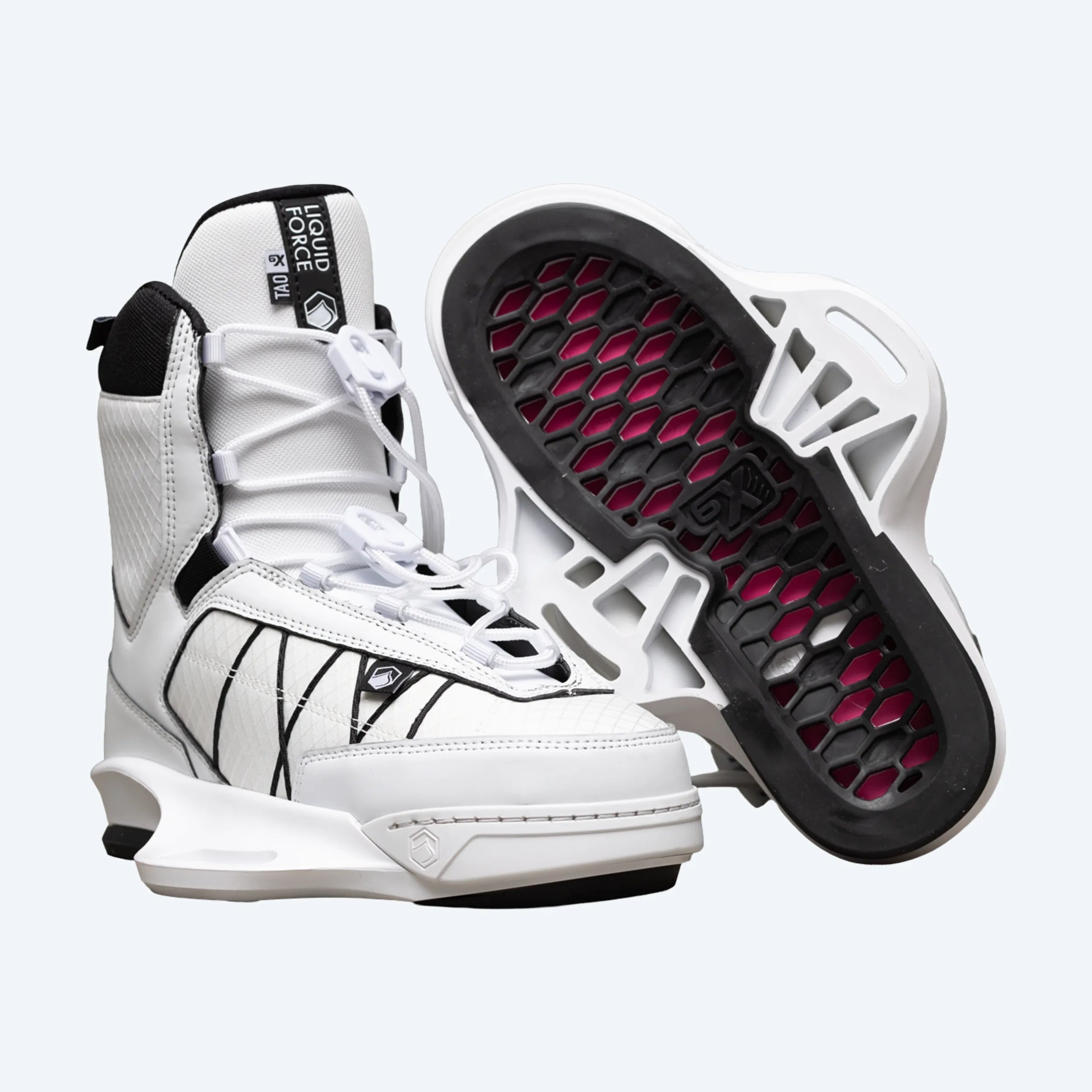 Liquid Force Tao 6X Wakeboard Binding - White - Studio 4