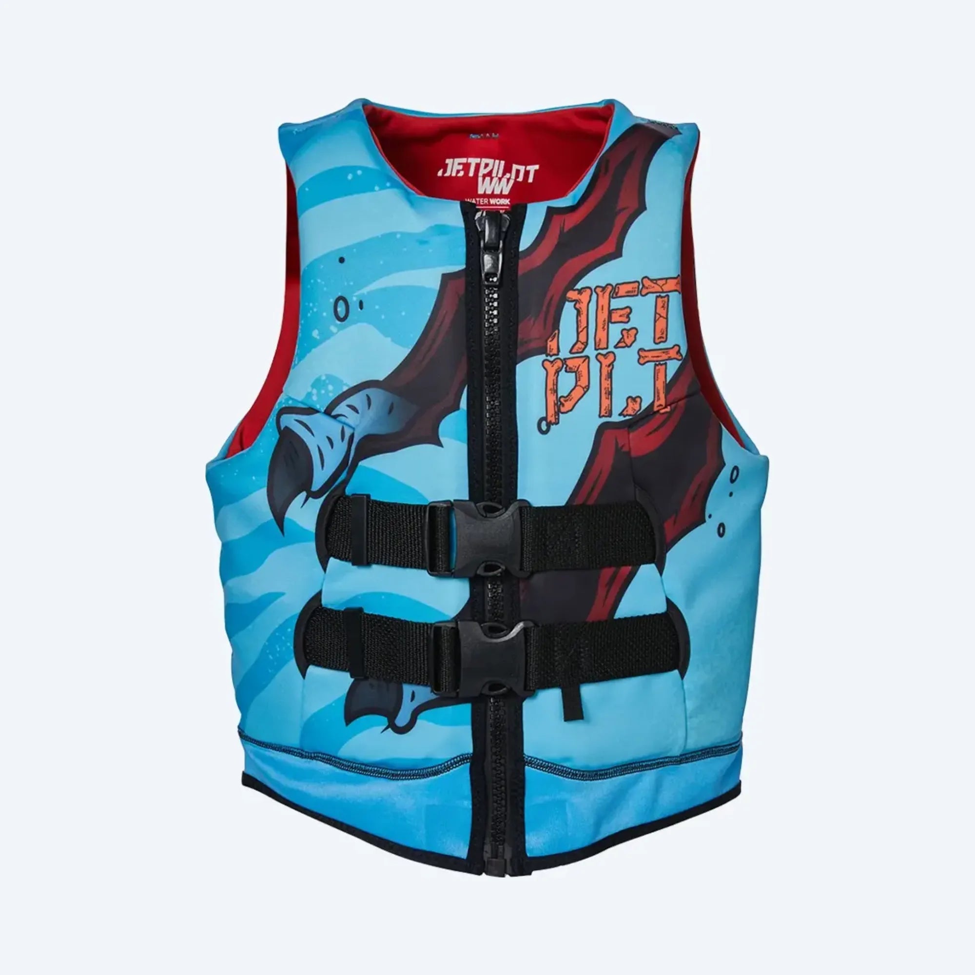 Jetpilot 2024 Boys Rex Youth Cause Neo Vest - Blue