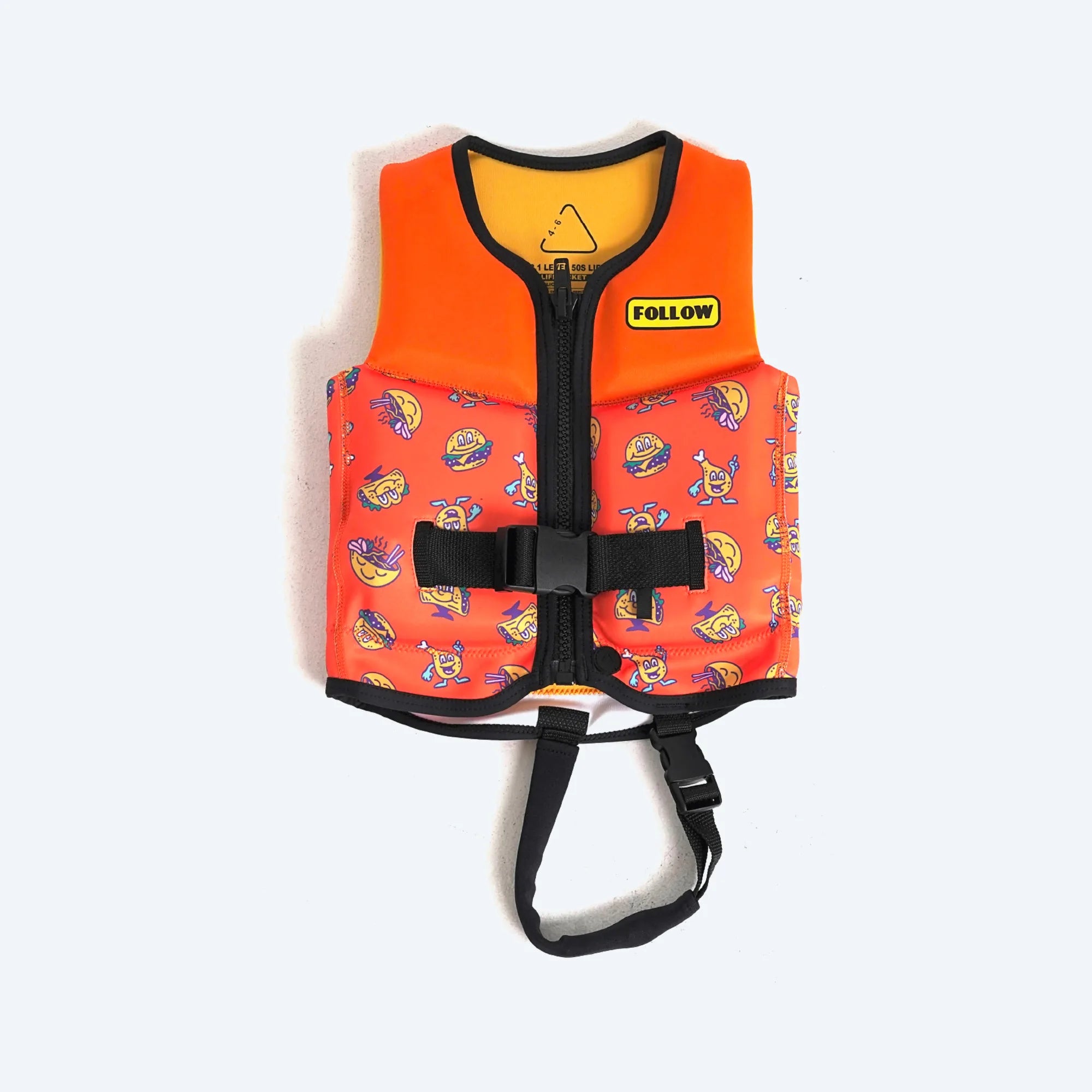 Follow 2024 Grommy Jr Buoyancy Vest - Orange