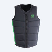Follow Corp Men's Life Jacket - Black/Green front