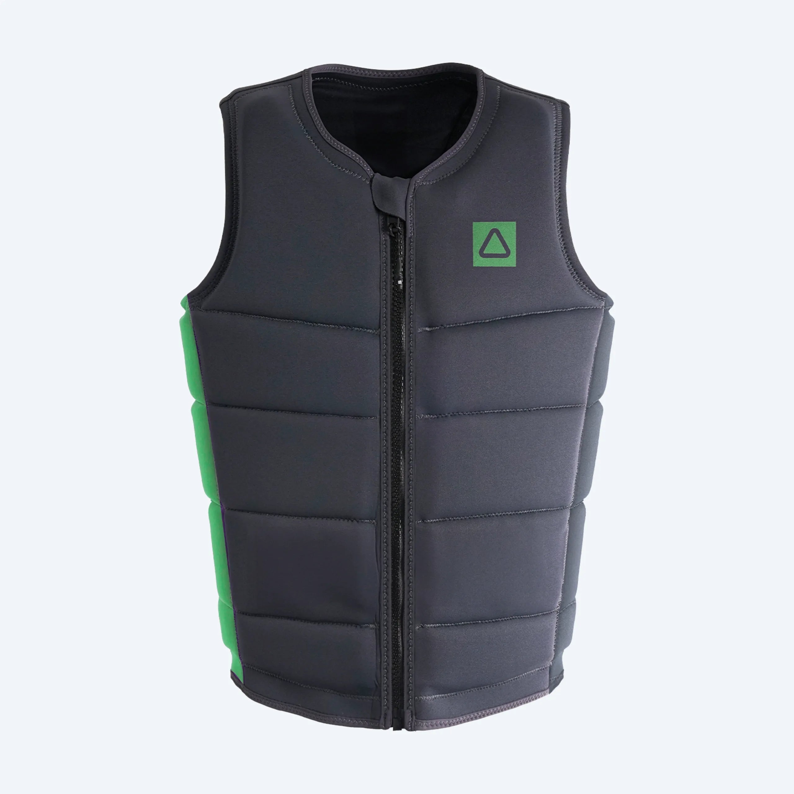 Follow Corp Men's Life Jacket - Black/Green front