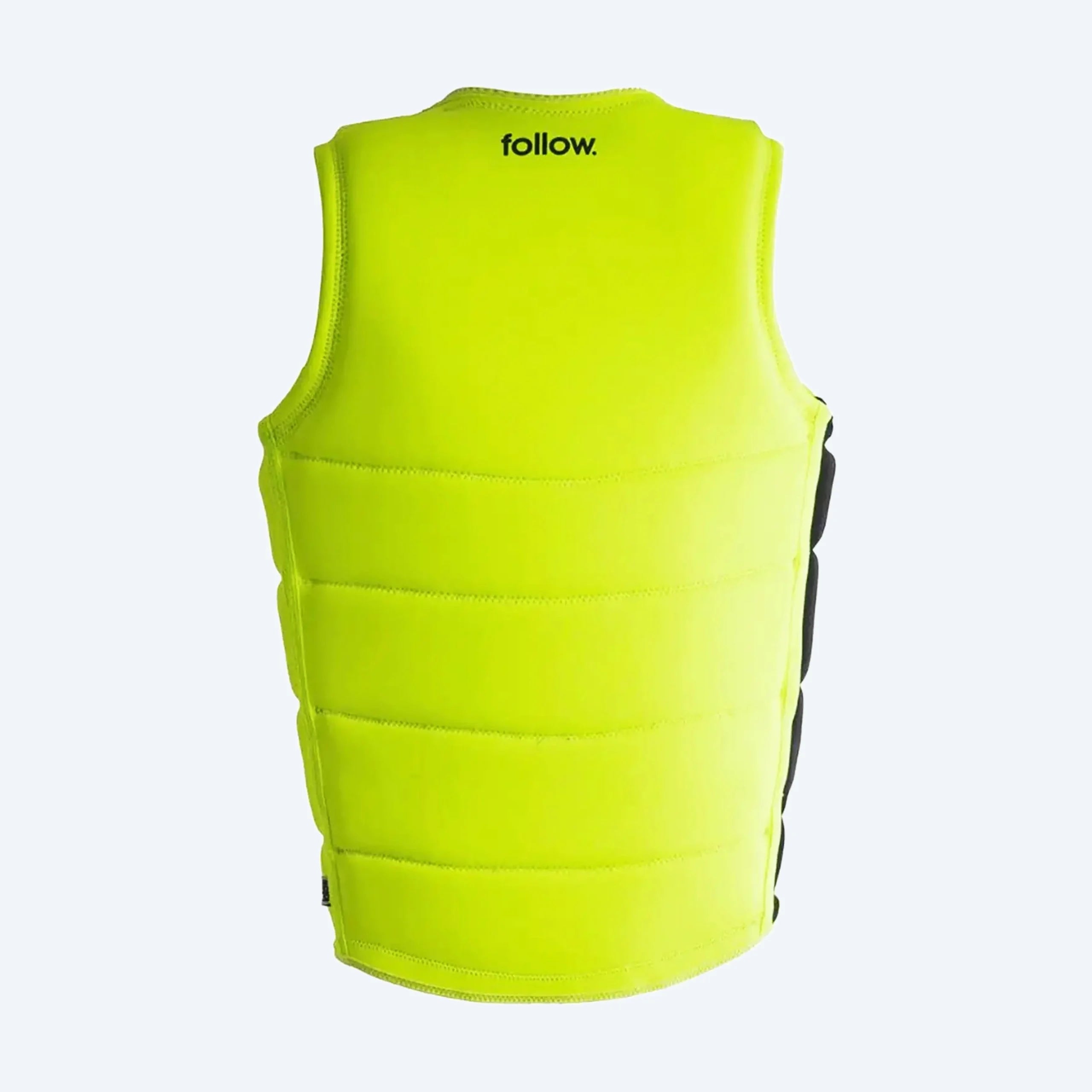 Follow Corp Men's Life Jacket - Yellow L50 back