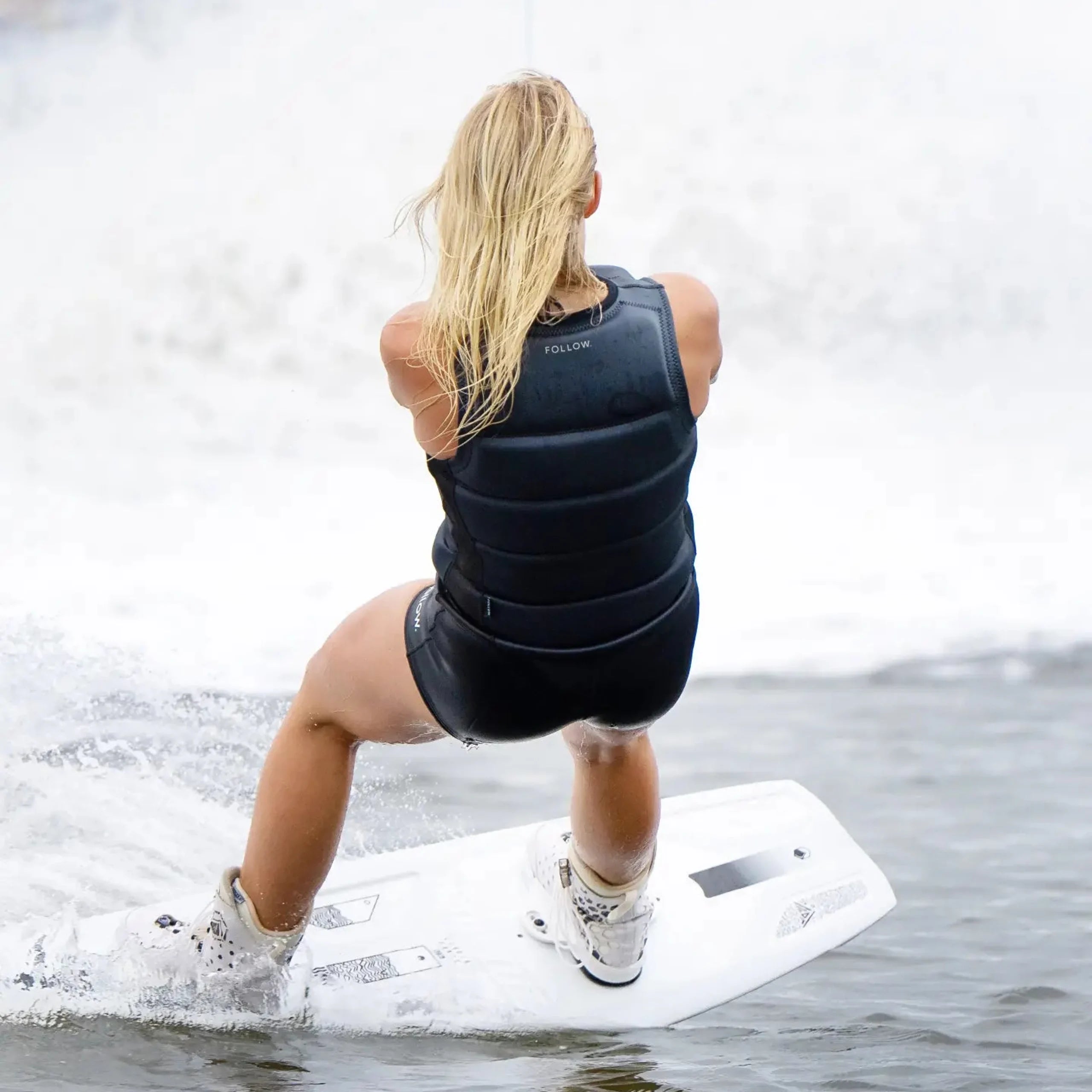 Follow Corp Women's Life Jacket - Black — action view 2
