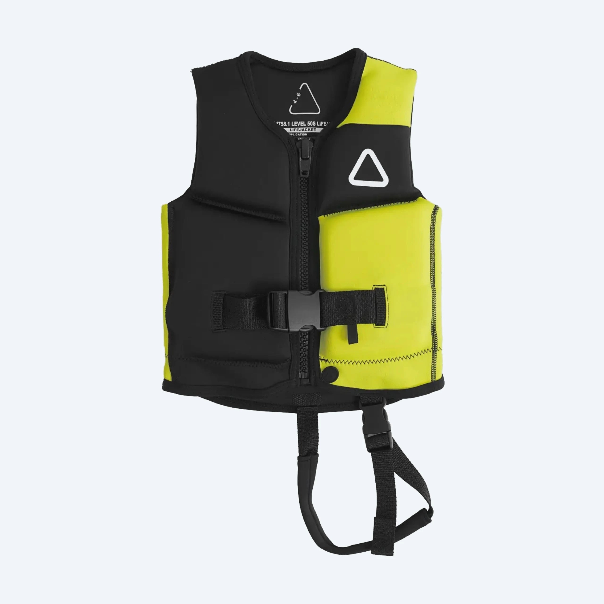Follow Corp Infant Life Jacket - Fluro Yellow/Black front