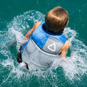 Follow Corp Junior Life Jacket - Blue in use