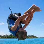 Follow Corp Junior Life Jacket - Blue in use
