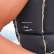 Follow Affiliate Men's Life Jacket - Black/Black in use