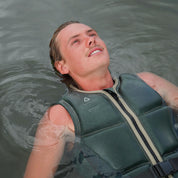 Follow Affiliate Men's Life Jacket - Olive in use