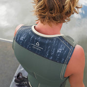 Follow Affiliate Men's Life Jacket - Olive in use