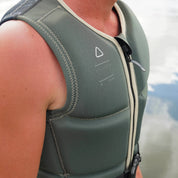 Follow Affiliate Men's Life Jacket - Olive in use