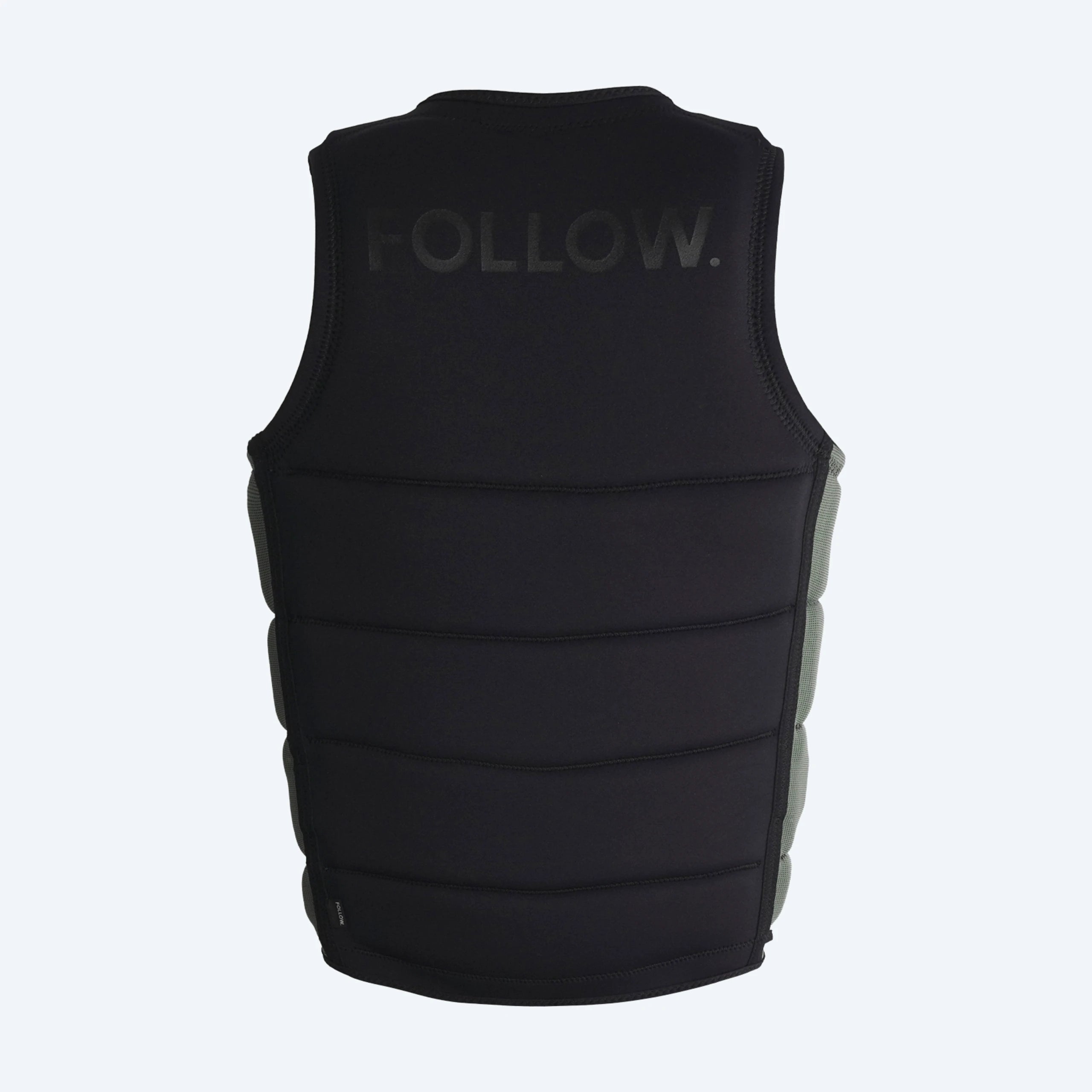 Follow Section Men's Life Jacket - Black/Petina back