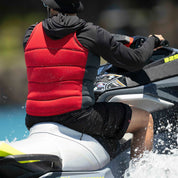 Follow Section Men's Life Jacket - Red Level 50 in use