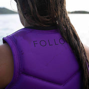 Follow Cleo Women's Life Jacket - Grape in use
