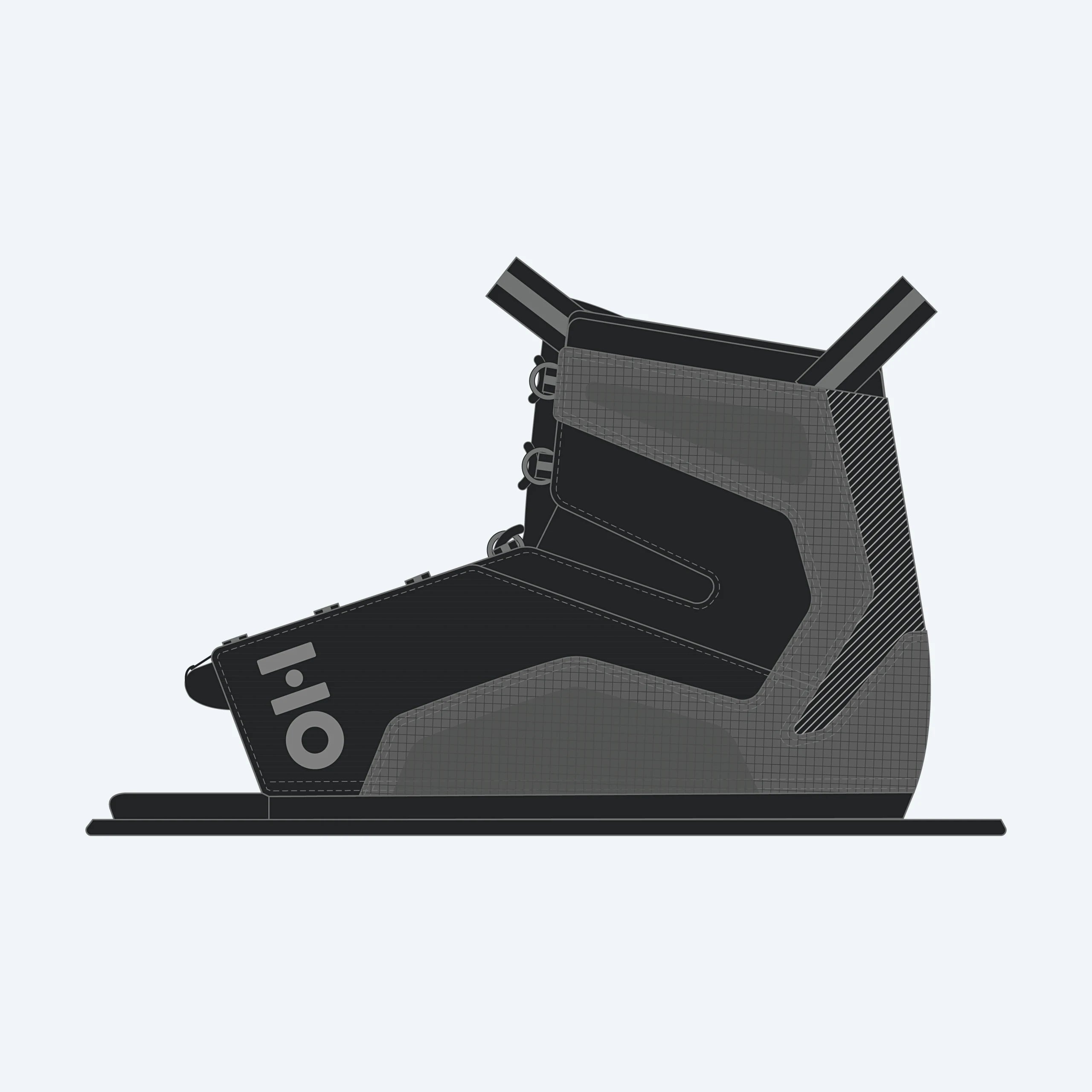 HO Stance Front Plate Ski Binding