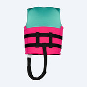 IVY Junior Girls Life Jacket - Neon Pink/Bright Teal