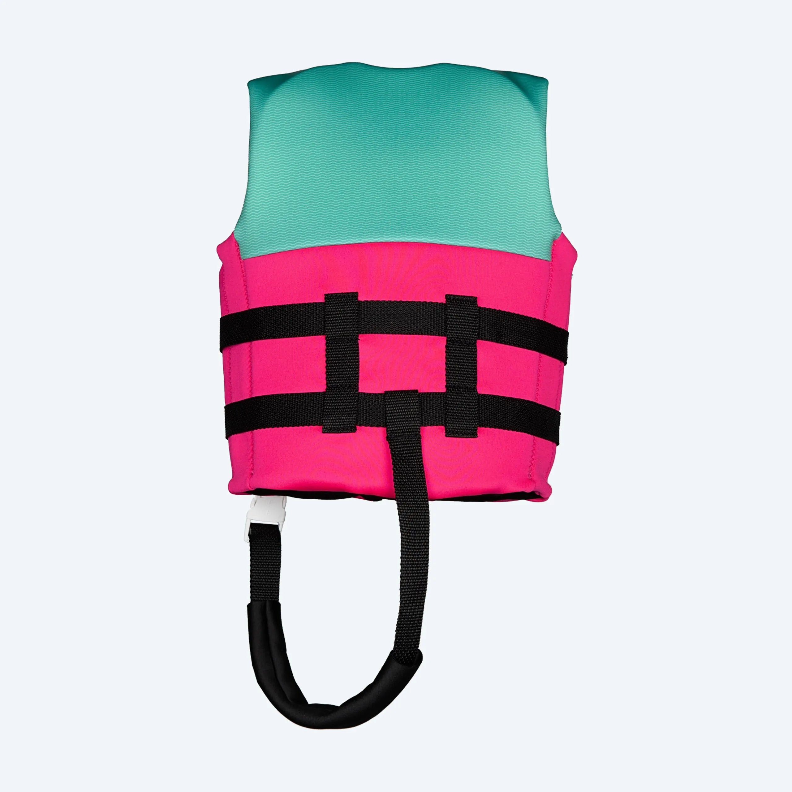 IVY Junior Girls Life Jacket - Neon Pink/Bright Teal