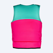 IVY Junior Girls Life Jacket - Neon Pink/Bright Teal