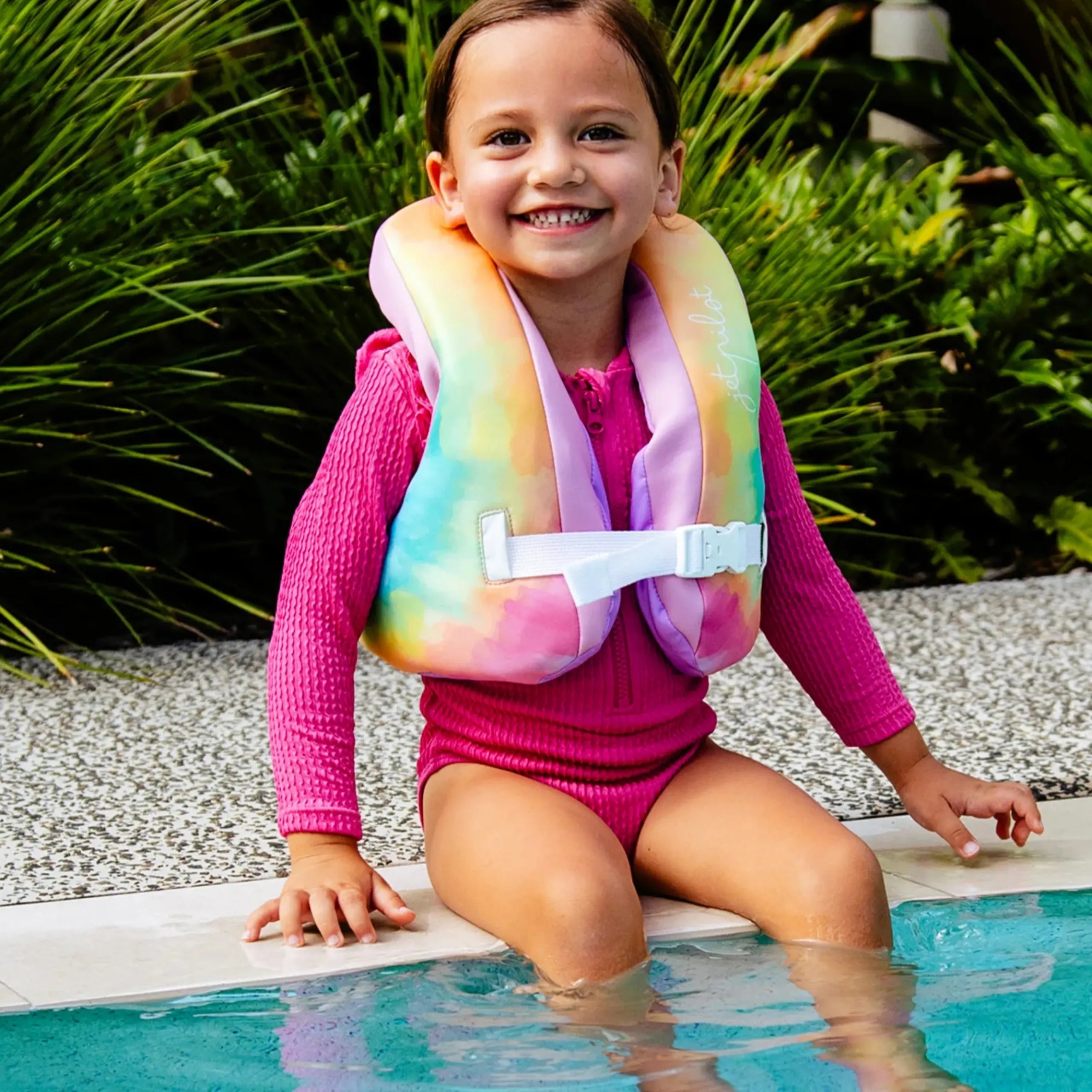 Jetpilot Paddle Pal Swim Vest - Tie Die