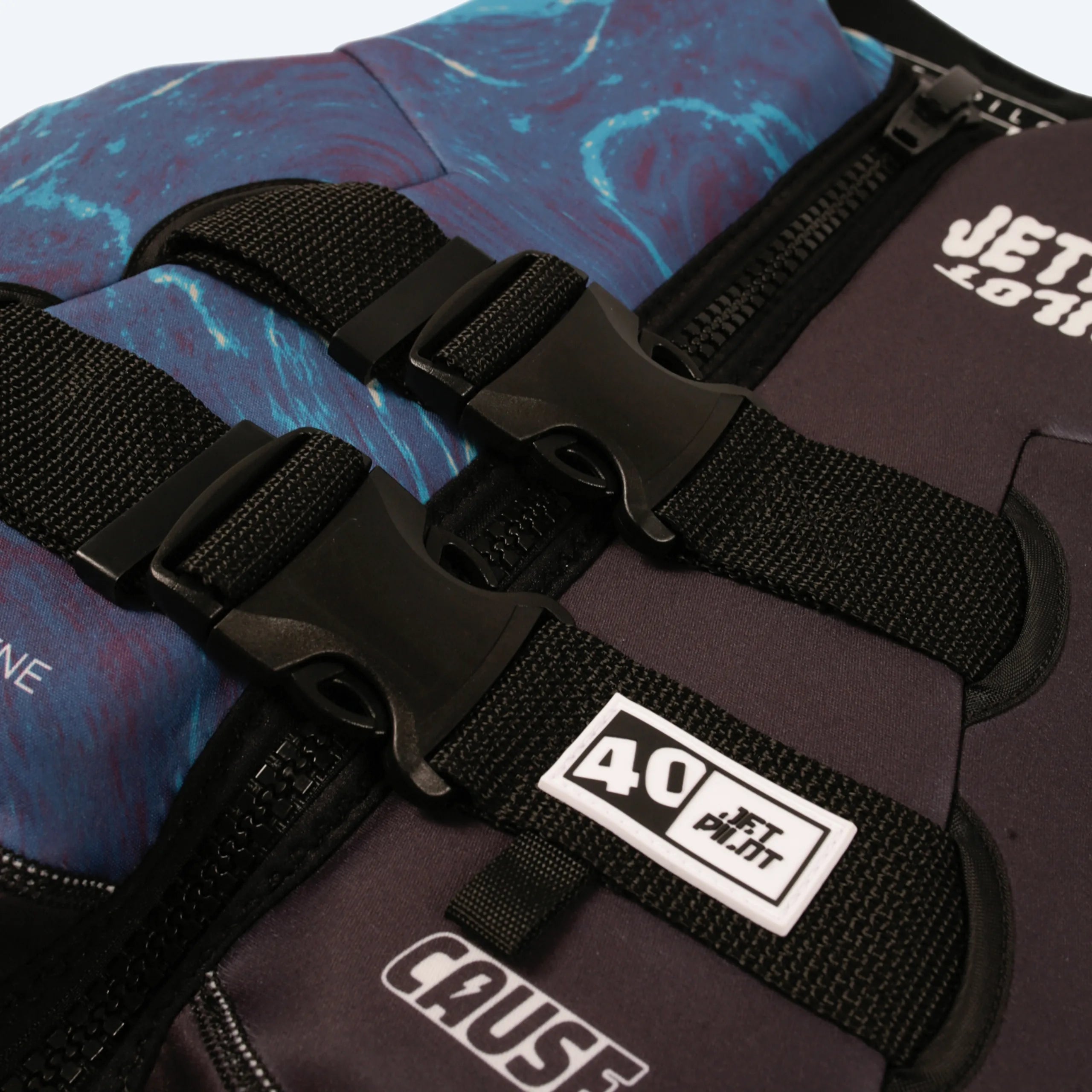 Jetpilot The Cause Boys Life Jacket - Black/Blue