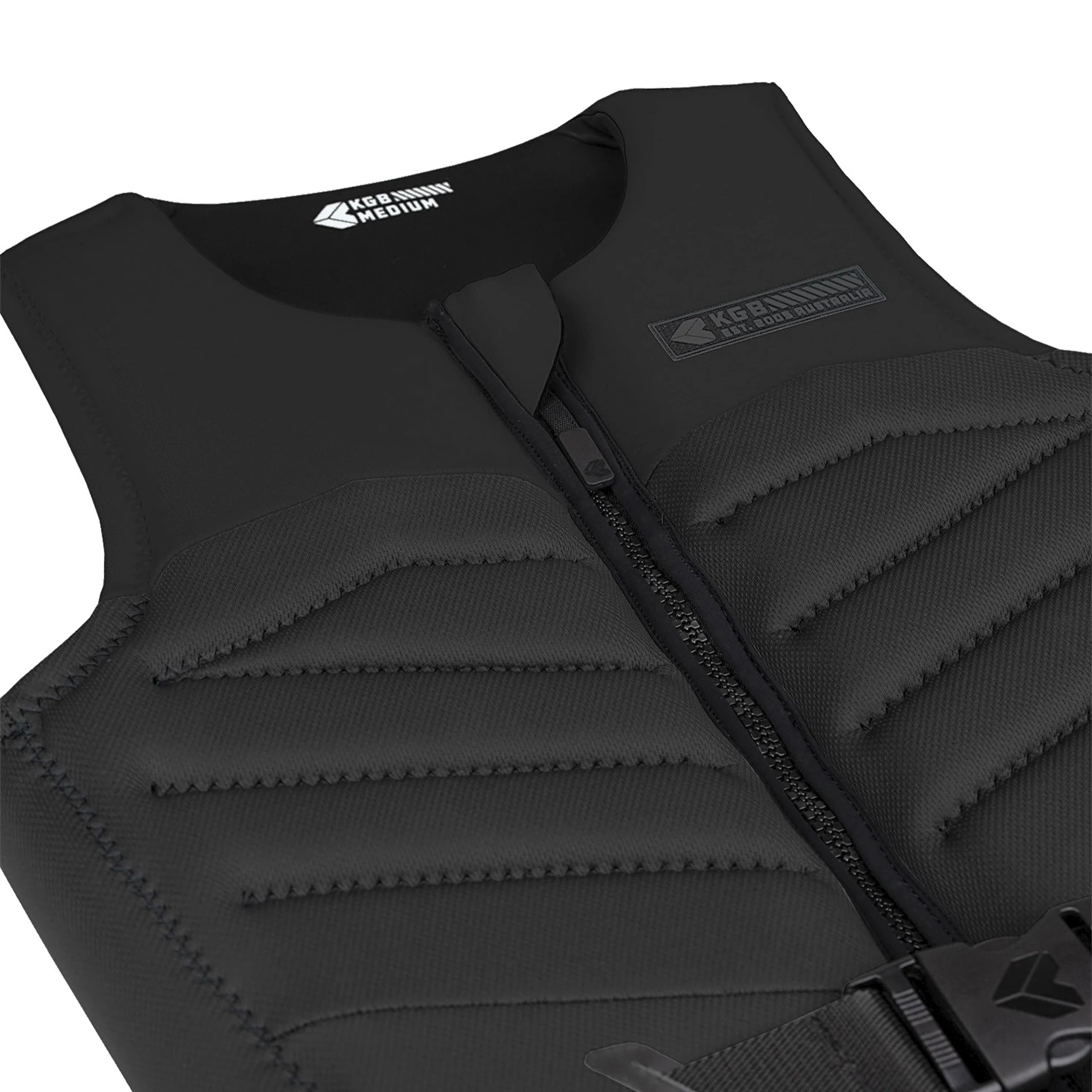 KGB Control Mens Life Jacket - Blackout