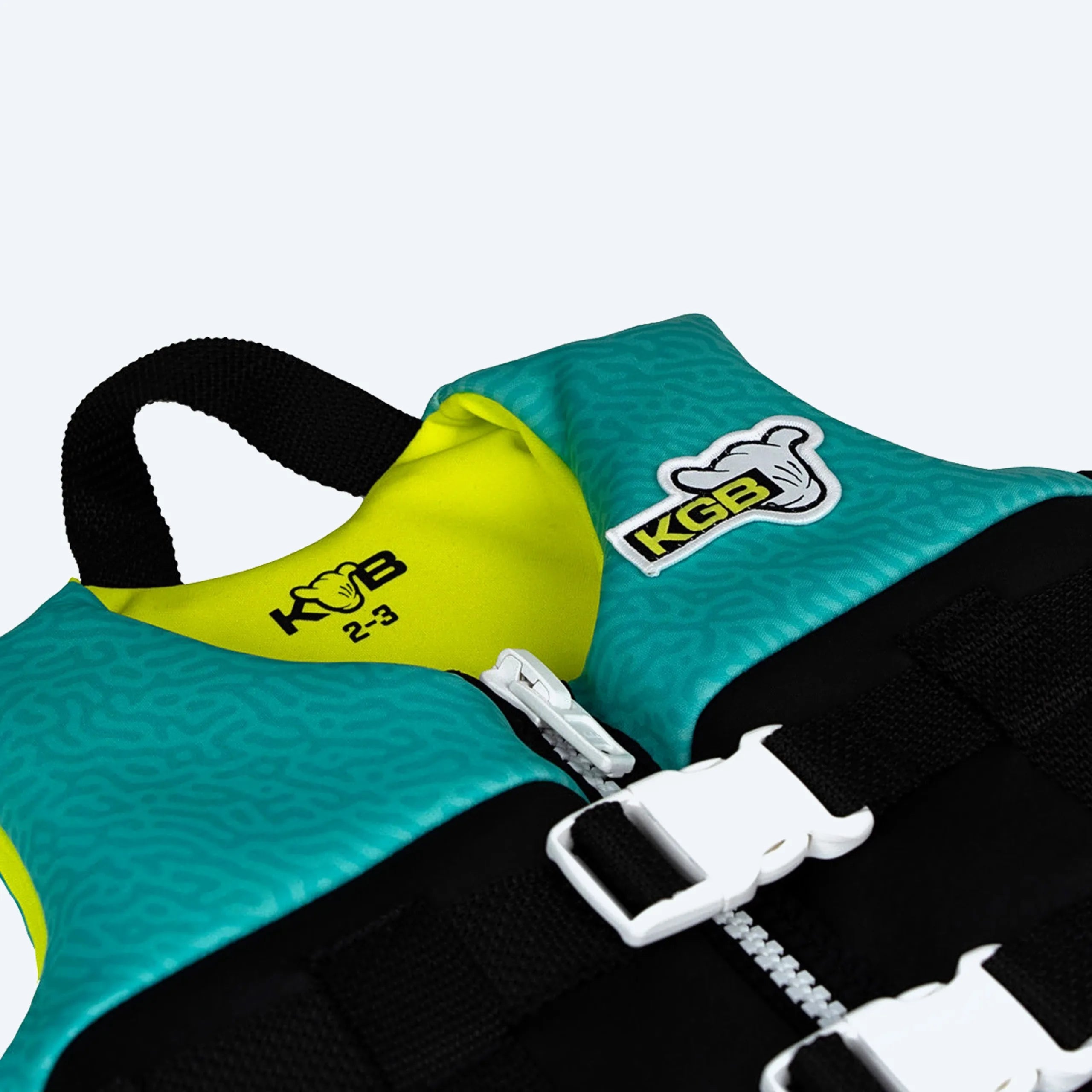 KGB Junior Boys Life Jacket - Electric Teal