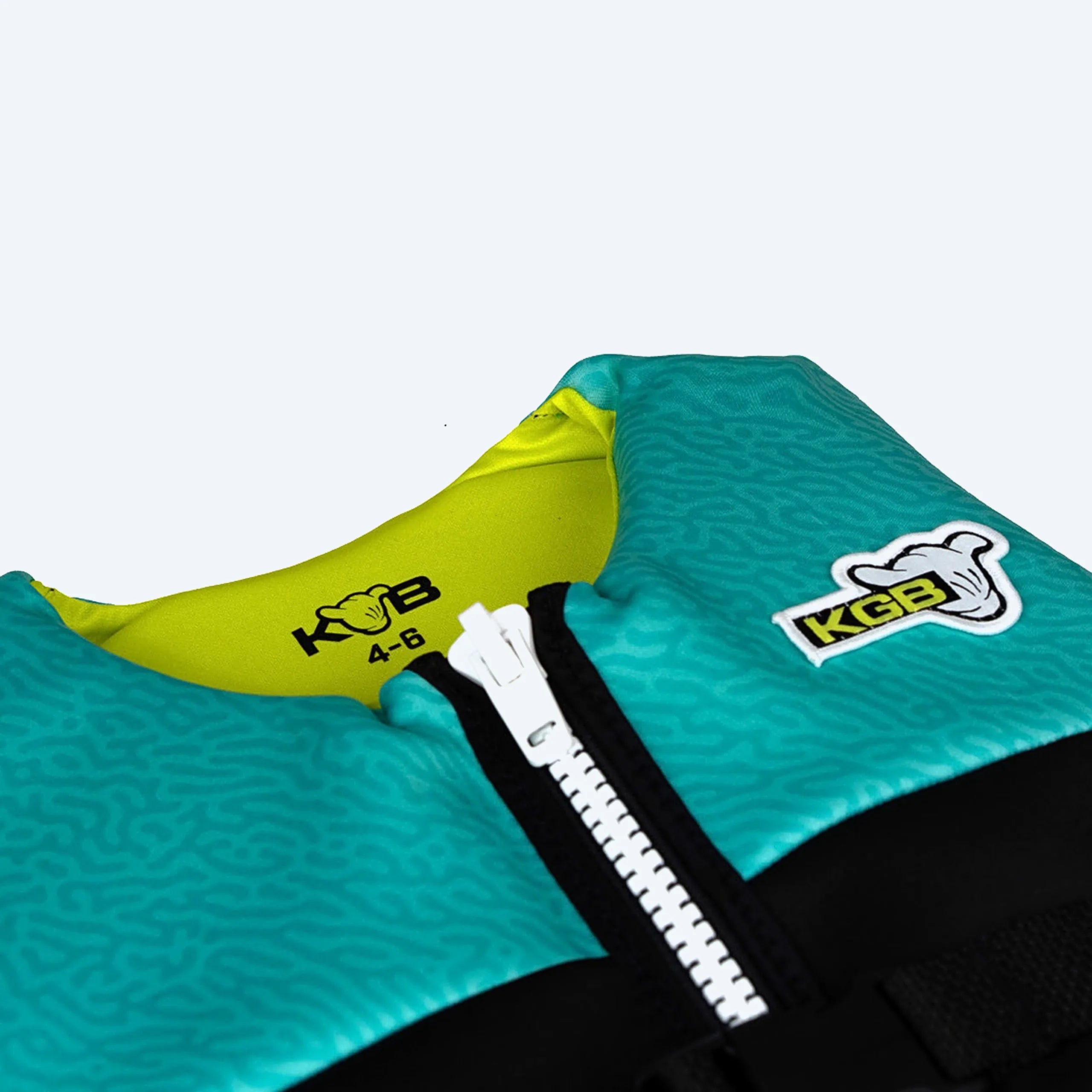 KGB Junior Boys Life Jacket - Electric Teal