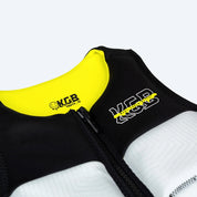KGB Teen Tempo Life Jacket - Black/Silver/Neon Yellow
