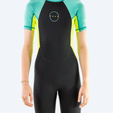 Peak Girls Energy Short Sleeve Springsuit - Turquoise