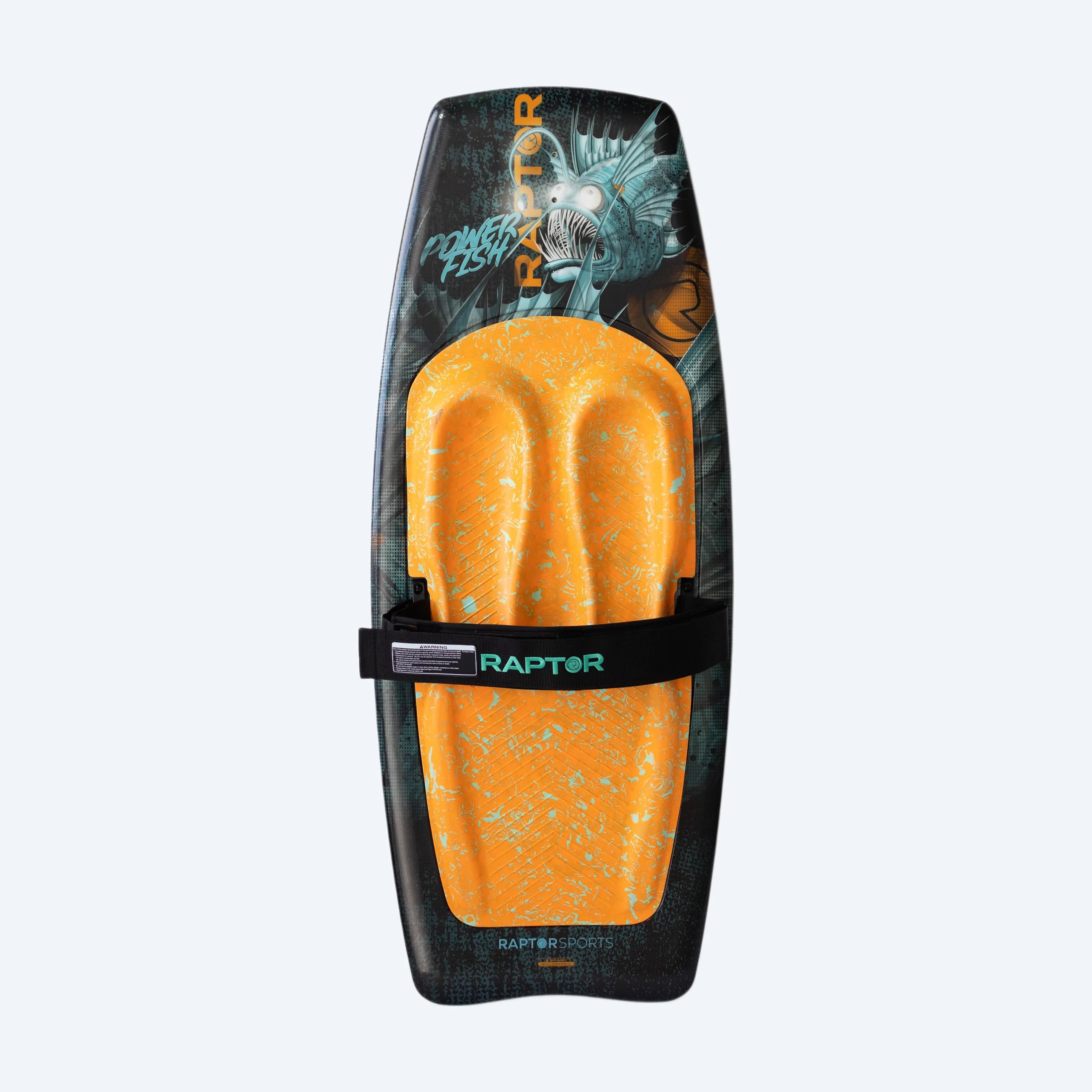 Raptor Powerfish Kneeboard - Orange (with Hook)