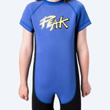 Peak Groms Energy Short Sleeve Springsuit - Blue