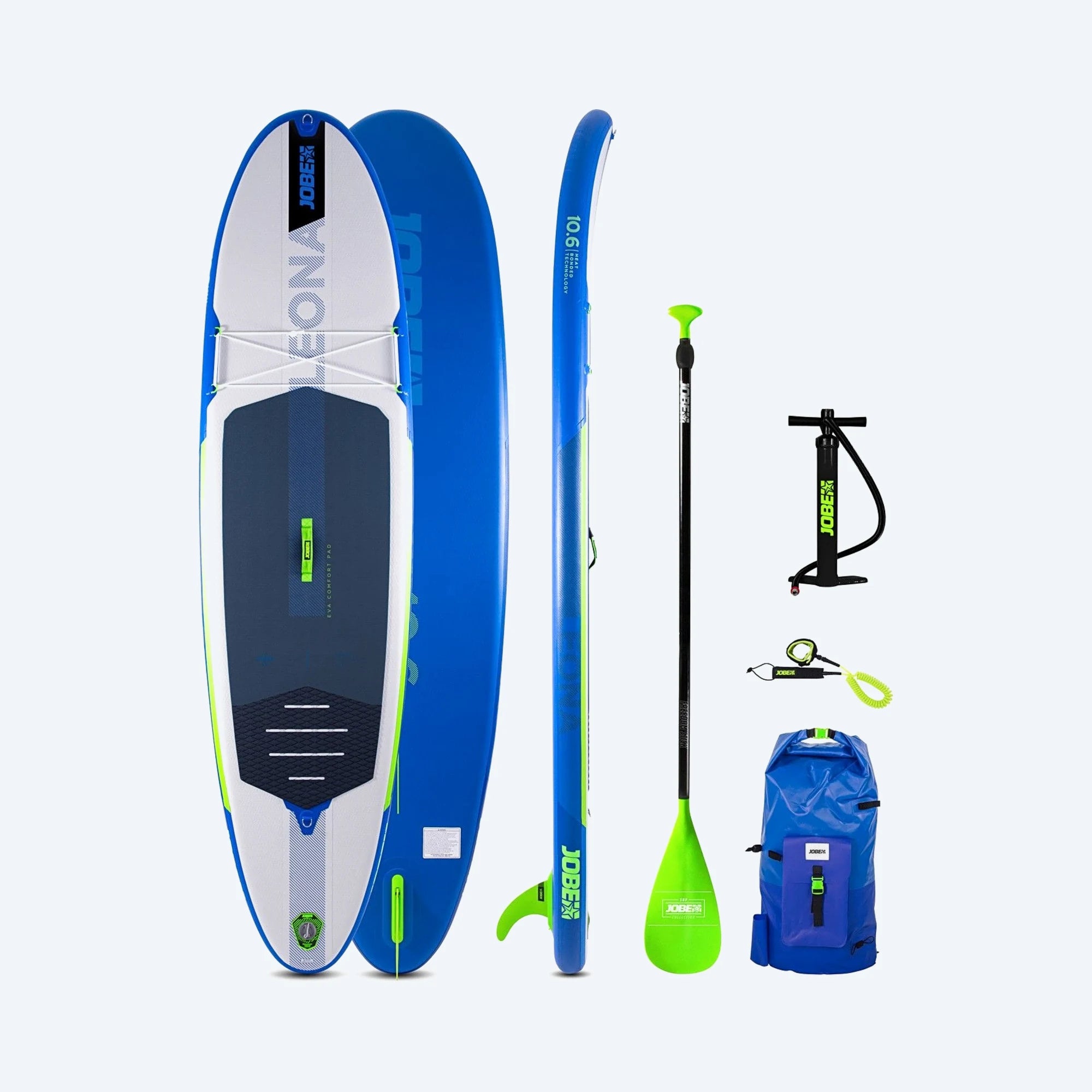 Jobe Leona 10.6 Inflatable Paddle Board Package