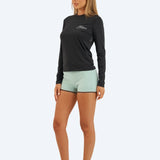 Jetpilot Corp Womens 2.5" High Waisted Neo Short - Sage