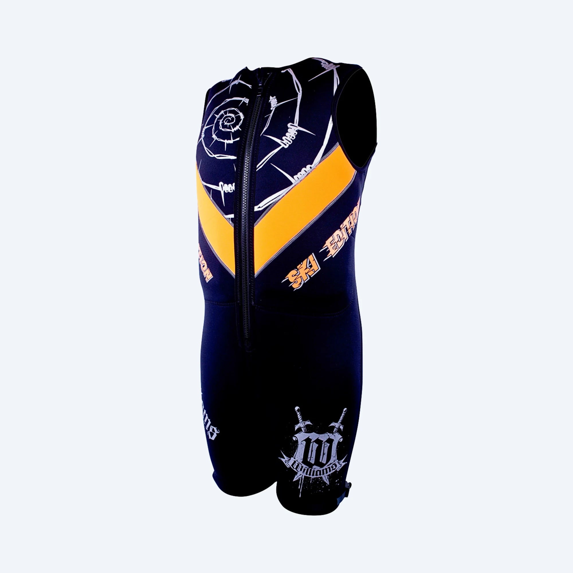 Williams Sports Ski Edition Mens Buoyancy Suit - Orange