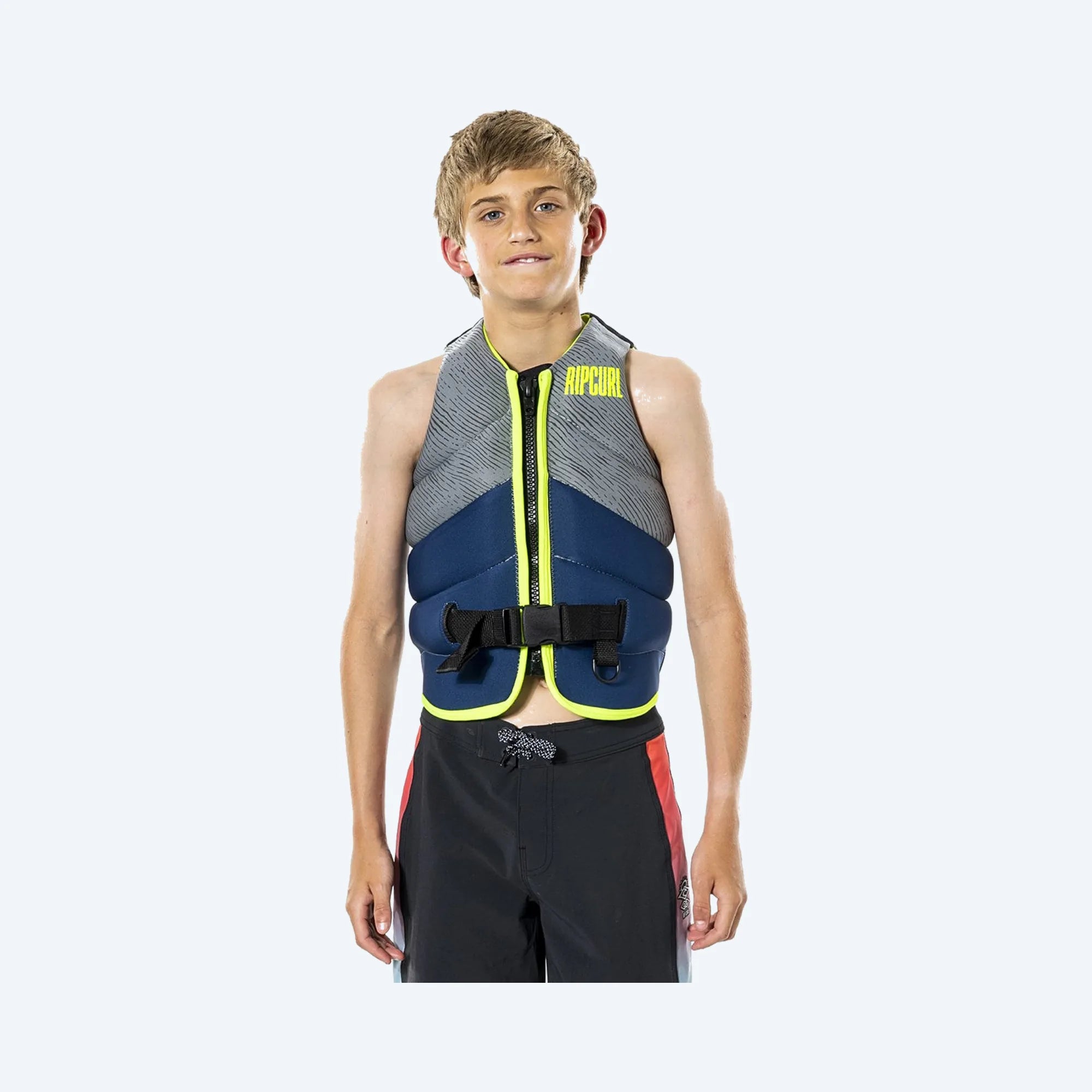 Rip Curl 2023 Dawn Patrol Boys Buoyancy Vest - Blue/Grey
