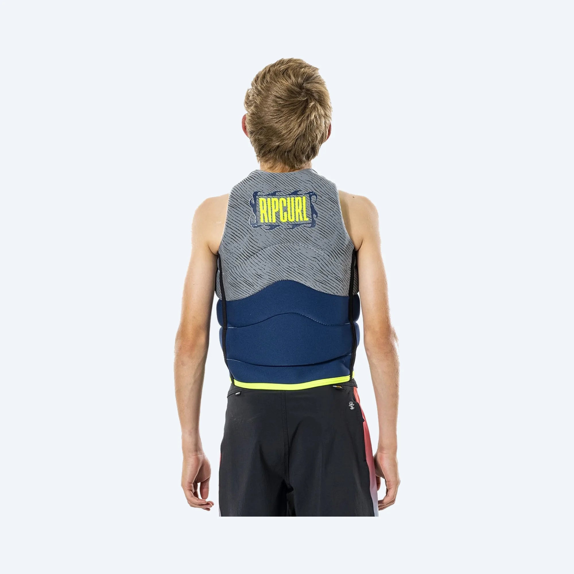 Rip Curl 2023 Dawn Patrol Boys Buoyancy Vest - Blue/Grey
