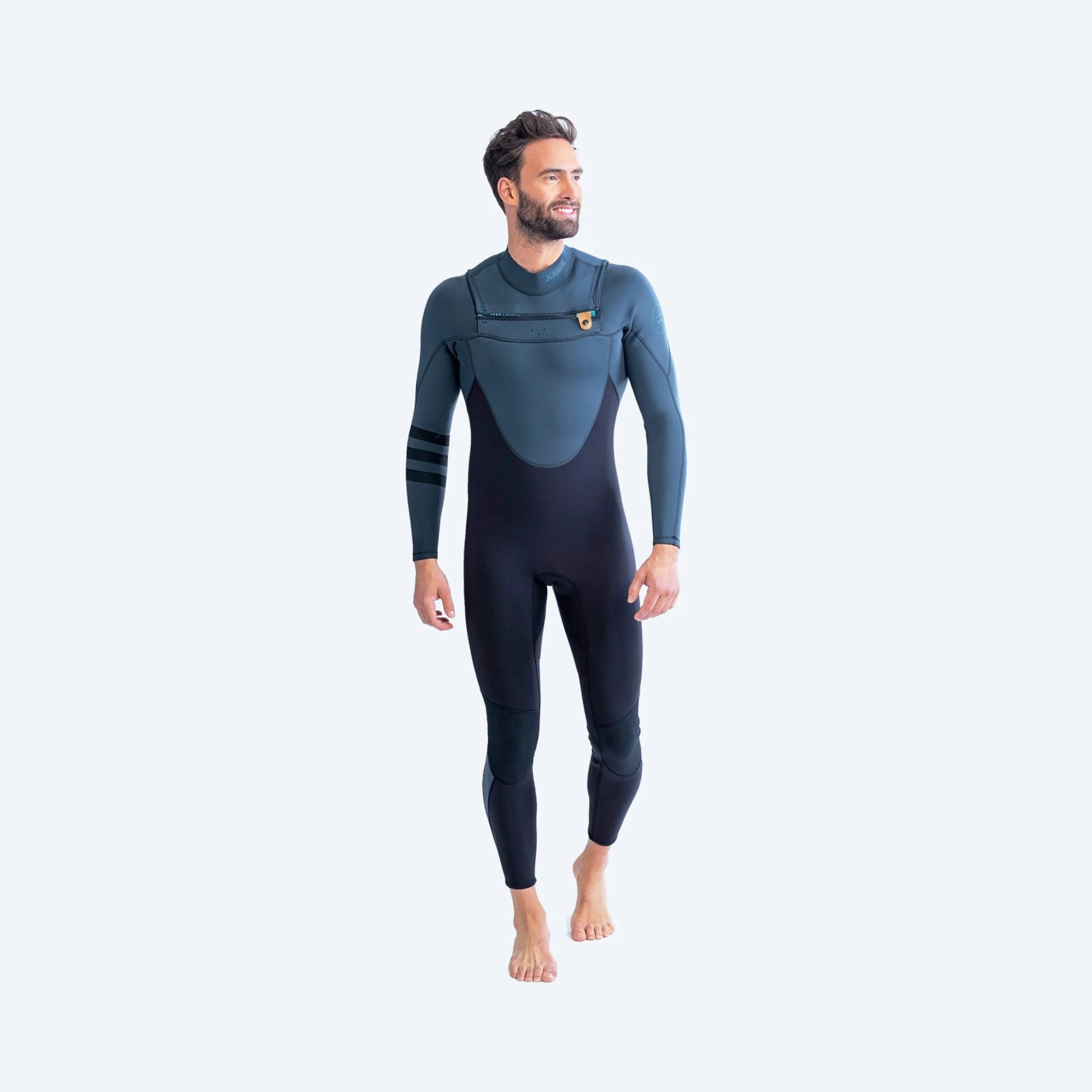Jobe 2025 Perth 3/2mm Chestzipper Wetsuit Men Grey