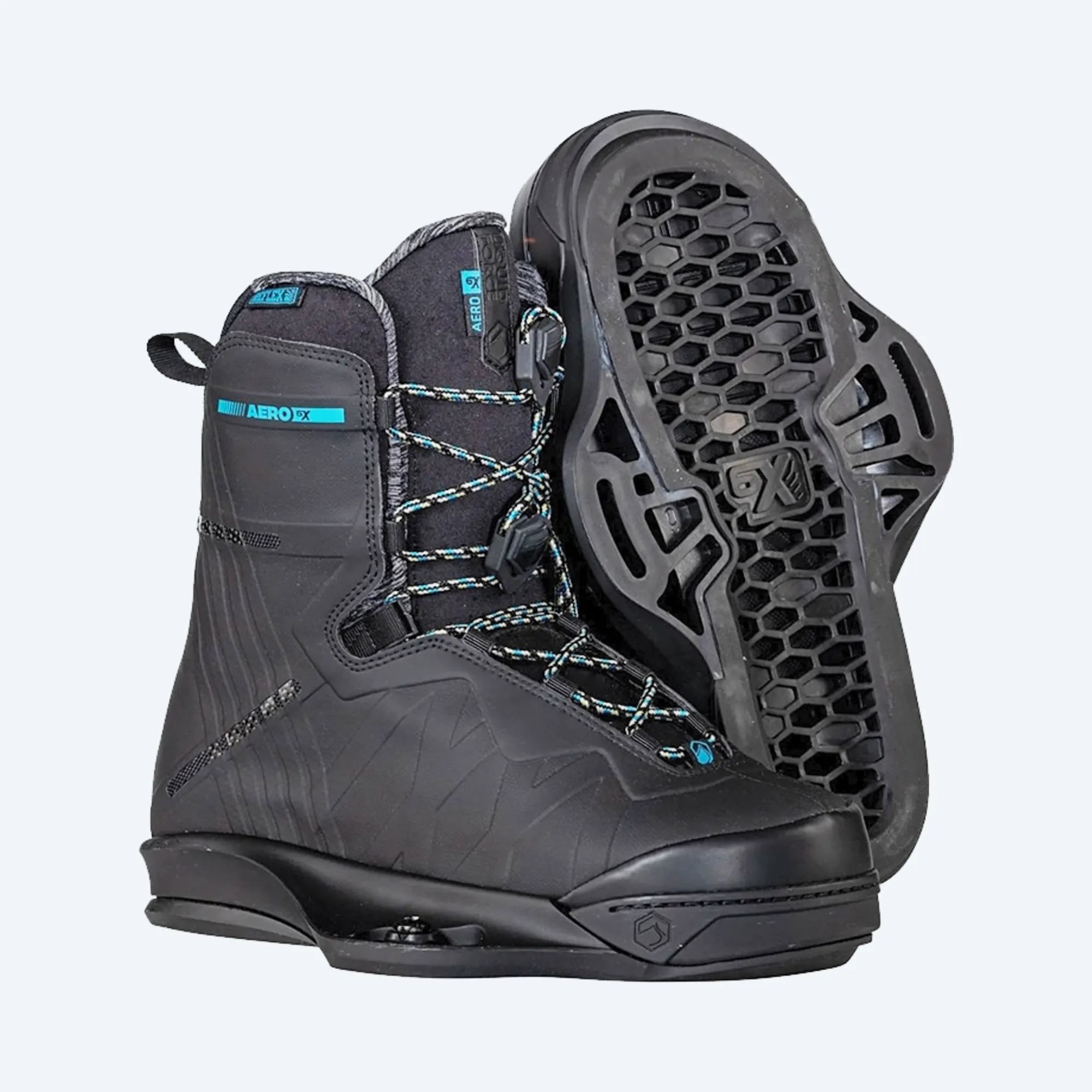 Liquid Force 2024 Aero 6X Wakeboard Boots - Black