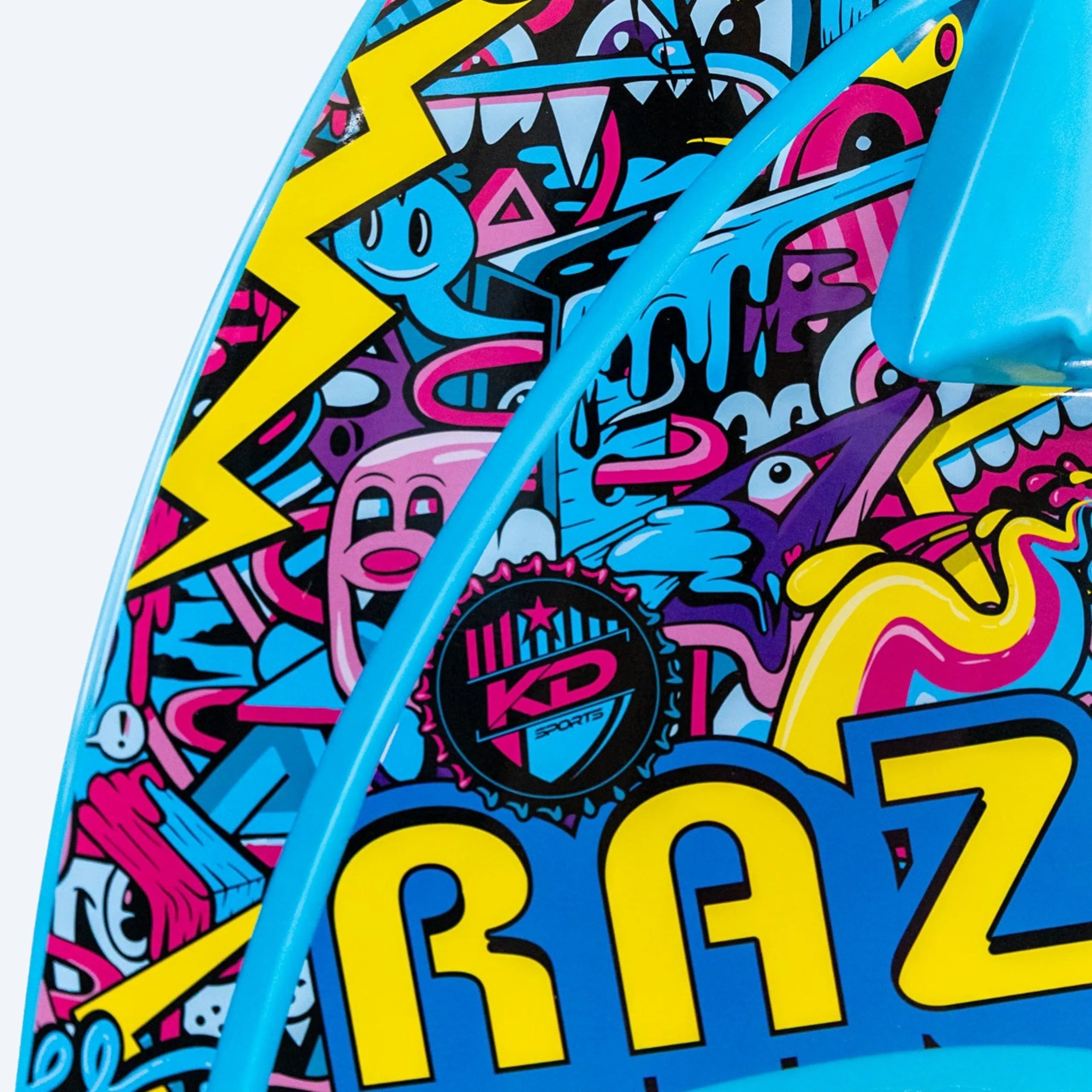 KD Razor kneeboard Blue/Yellow – detail view 2