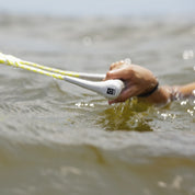Follow Surf Rope & Handle - Fluro Yellow - action photo