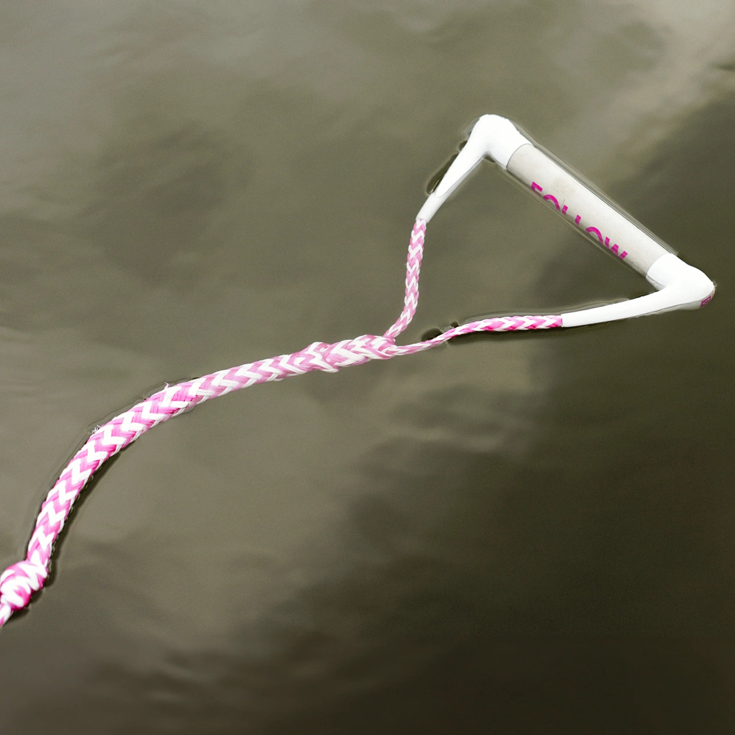 Follow Surf Rope & Handle - Pink - action photo