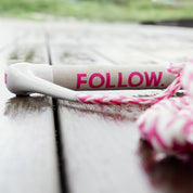 Follow Surf Rope & Handle - Pink - action photo