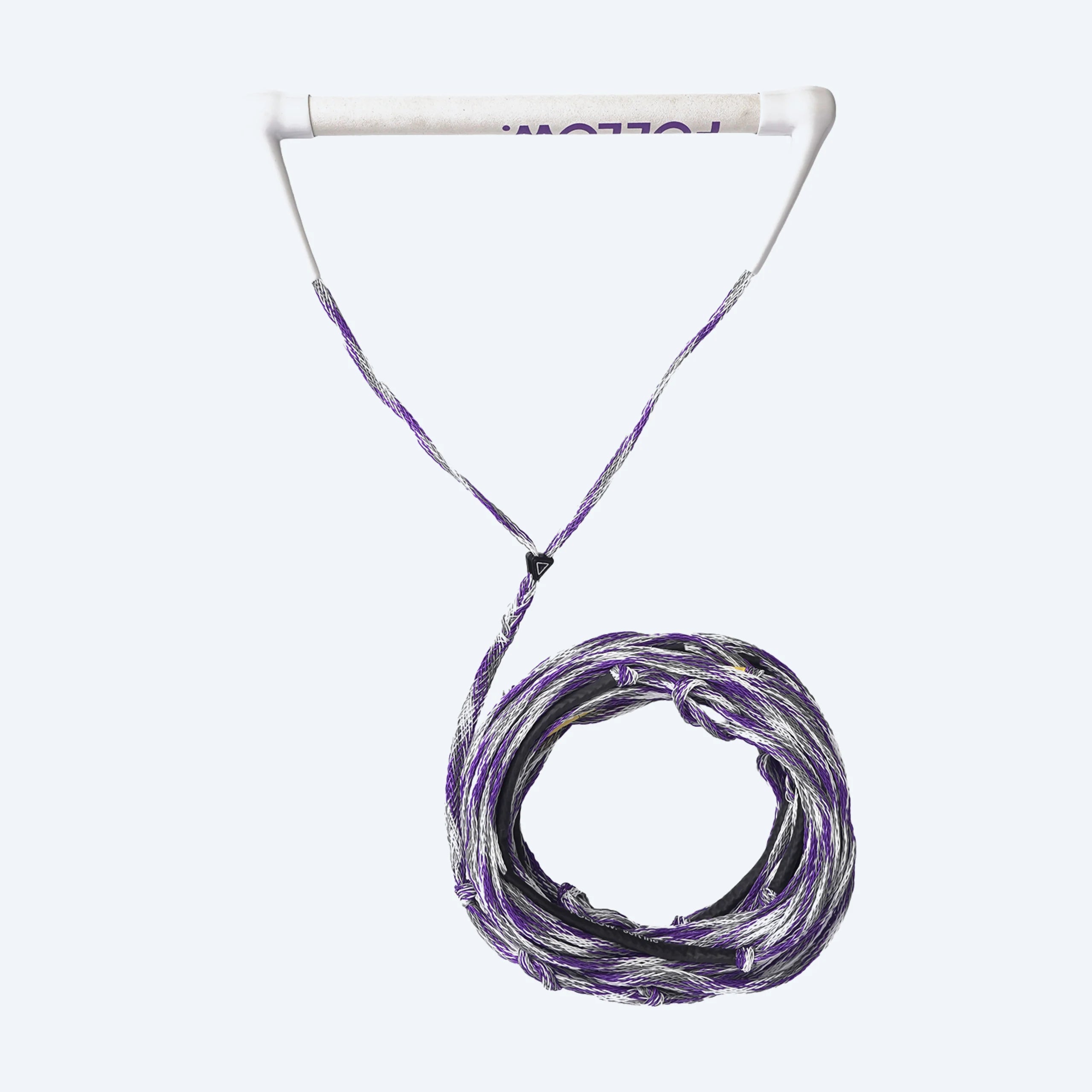 Follow Team Wakeboard Rope & Handle - Purple/Circle